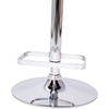 image:imageFlash Furniture Erik Contemporary Adjustable Height Barstool with Footrest and Rounded MidBack Upholstered Bar or Counter Height Stool WhiteChromeCognac VinylChrome Frame