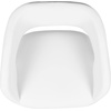image:imageFlash Furniture Erik Contemporary Adjustable Height Barstool with Footrest and Rounded MidBack Upholstered Bar or Counter Height Stool WhiteChromeWhiteGold Frame
