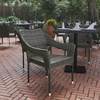 image:imageFlash Furniture Ethan Commercial Grade Patio Chair All Weather PE Rattan Wicker Stacking Patio Dining Chair GrayGrey