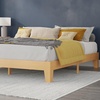 image:imageFlash Furniture Evelyn Wooden Platform Bed  Natural Pine Finish  Queen  Wooden Slat Support  No Box Spring Required  Easy AssemblyNatural