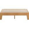 image:imageFlash Furniture Evelyn Wooden Platform Bed  Natural Pine Finish  Queen  Wooden Slat Support  No Box Spring Required  Easy AssemblyNatural