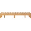image:imageFlash Furniture Evelyn Wooden Platform Bed  Natural Pine Finish  Queen  Wooden Slat Support  No Box Spring Required  Easy AssemblyNatural
