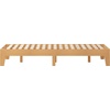 image:imageFlash Furniture Evelyn Wooden Platform Bed  Natural Pine Finish  Queen  Wooden Slat Support  No Box Spring Required  Easy AssemblyNatural