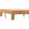 image:imageFlash Furniture Evelyn Wooden Platform Bed  Natural Pine Finish  Queen  Wooden Slat Support  No Box Spring Required  Easy AssemblyNatural