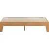image:imageFlash Furniture Evelyn Wooden Platform Bed  Natural Pine Finish  Queen  Wooden Slat Support  No Box Spring Required  Easy AssemblyNatural