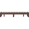 image:imageFlash Furniture Evelyn Wooden Platform Bed  Natural Pine Finish  Queen  Wooden Slat Support  No Box Spring Required  Easy AssemblyWalnut