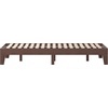 image:imageFlash Furniture Evelyn Wooden Platform Bed  Natural Pine Finish  Queen  Wooden Slat Support  No Box Spring Required  Easy AssemblyWalnut