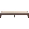 image:imageFlash Furniture Evelyn Wooden Platform Bed  Natural Pine Finish  Queen  Wooden Slat Support  No Box Spring Required  Easy AssemblyWalnut