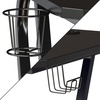 image:imageFlash Furniture Fisher Red Gaming Ergonomic Desk with Cup Holder and Headphone HookBlack