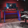 image:imageFlash Furniture Fisher Red Gaming Ergonomic Desk with Cup Holder and Headphone HookBlue