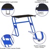 image:imageFlash Furniture Fisher Red Gaming Ergonomic Desk with Cup Holder and Headphone HookBlue