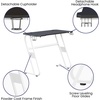 image:imageFlash Furniture Fisher Red Gaming Ergonomic Desk with Cup Holder and Headphone HookWhite