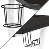image:imageFlash Furniture Fisher Red Gaming Ergonomic Desk with Cup Holder and Headphone HookWhite