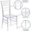 image:imageFlash Furniture Flash Elegance Crystal Ice Stacking Chiavari Chair1 Pack
