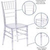 image:imageFlash Furniture Flash Elegance Crystal Ice Stacking Chiavari ChairSet of 2