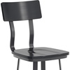 image:imageFlash Furniture Flint Series Commercial Restaurant Barstool Wood SeatBack Powder Coat Frame BlackBlack