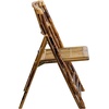 image:imageFlash Furniture Folding Bohemian Bamboo Chairs with Curved Backs Modern Bamboo Folding Dining Chairs 300 lb Static Weight Capacity Set of 4Set of 1