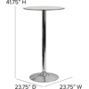 image:imageFlash Furniture Fredrick 2375 Round Glass Table with 4175H Chrome Base