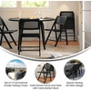 image:imageFlash Furniture Galene Cane Rattan Folding Chair Set Solid Wood Frame and Seat Ventilated Backrest Event Seating Solution Pack of 2 NaturalBlack