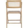 image:imageFlash Furniture Galene Cane Rattan Folding Chair Set Solid Wood Frame and Seat Ventilated Backrest Event Seating Solution Pack of 2 NaturalNatural