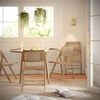 image:imageFlash Furniture Galene Cane Rattan Folding Chair Set Solid Wood Frame and Seat Ventilated Backrest Event Seating Solution Pack of 2 NaturalNatural