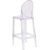 image:imageFlash Furniture Ghost Barstool with Oval Back in Transparent Crystal1 Pack