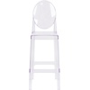 image:imageFlash Furniture Ghost Barstool with Oval Back in Transparent Crystal4 Pack