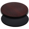 image:imageFlash Furniture Glenbrook 24 Square Table Top with Black or Mahogany Reversible Laminate TopBlackMahogany