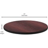 image:imageFlash Furniture Glenbrook 24 Square Table Top with Black or Mahogany Reversible Laminate TopMahogany