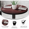 image:imageFlash Furniture Glenbrook 24 Square Table Top with Black or Mahogany Reversible Laminate TopMahogany