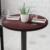 image:imageFlash Furniture Glenbrook 24 Square Table Top with Black or Mahogany Reversible Laminate TopMahogany