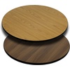 image:imageFlash Furniture Glenbrook 24 Square Table Top with Black or Mahogany Reversible Laminate TopNaturalWalnut