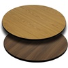 image:imageFlash Furniture Glenbrook 24 Square Table Top with Black or Mahogany Reversible Laminate TopNaturalWalnut