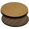 image:imageFlash Furniture Glenbrook 24 Square Table Top with Black or Mahogany Reversible Laminate TopNaturalWalnut