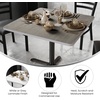 image:imageFlash Furniture Glenbrook 24 Square Table Top with Black or Mahogany Reversible Laminate TopWhiteGray