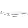 image:imageFlash Furniture Glenbrook 24 Square Table Top with Black or Mahogany Reversible Laminate TopWhiteGray