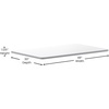 image:imageFlash Furniture Glenbrook 24 Square Table Top with Black or Mahogany Reversible Laminate TopWhiteGray