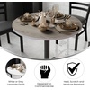 image:imageFlash Furniture Glenbrook 24 Square Table Top with Black or Mahogany Reversible Laminate TopWhiteGray