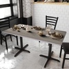 image:imageFlash Furniture Glenbrook 24 Square Table Top with Black or Mahogany Reversible Laminate TopWhiteGray
