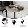 image:imageFlash Furniture Glenbrook 24 Square Table Top with Black or Mahogany Reversible Laminate TopWhiteGray