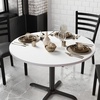 image:imageFlash Furniture Glenbrook 24 Square Table Top with Black or Mahogany Reversible Laminate TopWhiteGray