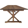 image:imageFlash Furniture HERCULES 7 x 40 Rectangular Antique Rustic Solid Pine Folding Farm Table MahoganyAntique Rustic