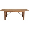image:imageFlash Furniture HERCULES 7 x 40 Rectangular Antique Rustic Solid Pine Folding Farm Table MahoganyAntique Rustic