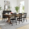 image:imageFlash Furniture HERCULES 7 x 40 Rectangular Antique Rustic Solid Pine Folding Farm Table MahoganyAntique Rustic