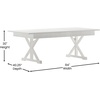image:imageFlash Furniture HERCULES 7 x 40 Rectangular Antique Rustic Solid Pine Folding Farm Table MahoganyAntique Rustic White