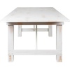 image:imageFlash Furniture HERCULES 7 x 40 Rectangular Antique Rustic Solid Pine Folding Farm Table MahoganyAntique Rustic White