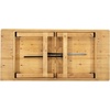 image:imageFlash Furniture HERCULES 7 x 40 Rectangular Antique Rustic Solid Pine Folding Farm Table MahoganyLight Natural