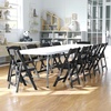 image:imageFlash Furniture HERCULES Kids White Resin Folding Chair with White Vinyl Padded SeatBlack