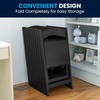 image:imageFlash Furniture HERCULES Kids White Resin Folding Chair with White Vinyl Padded SeatBlack