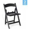 image:imageFlash Furniture HERCULES Kids White Resin Folding Chair with White Vinyl Padded SeatBlack